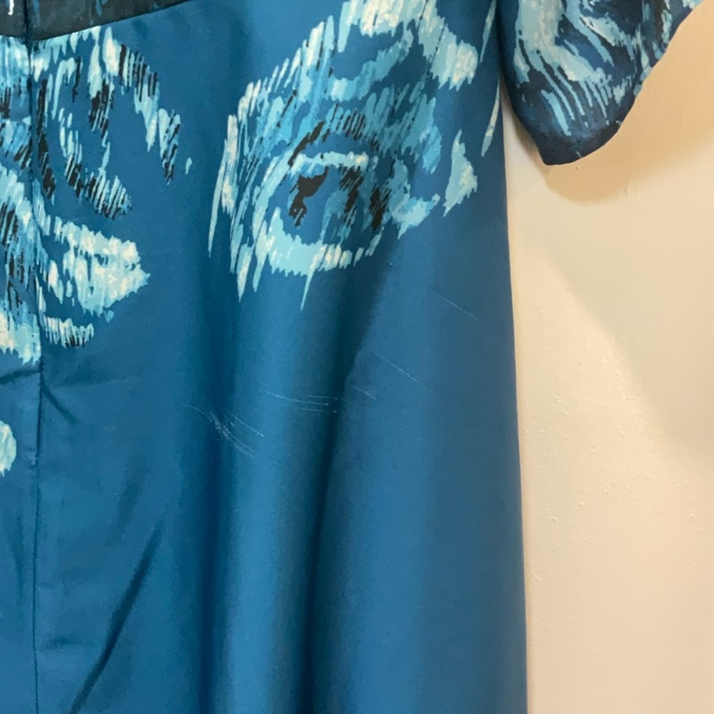 White House Black Market teal dress - Picture 9 of 10